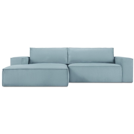 Carlo 3-seater corner sofa in Milo Casa corduroy fabric