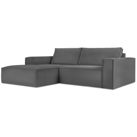 Carlo 3-seater corner sofa in Milo Casa corduroy fabric