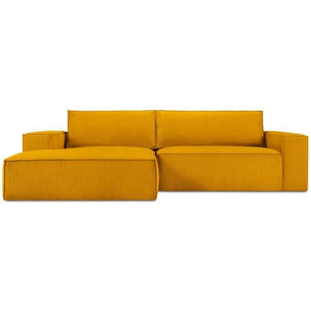 Carlo 3-seater corner sofa in Milo Casa corduroy fabric
