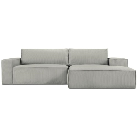 Carlo 3-seater corner sofa in Milo Casa corduroy fabric