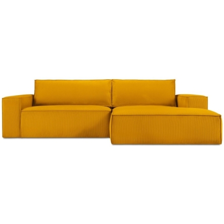 Sofa narożna 3 os. Carlo w sztruksowej tkaninie Milo Casa