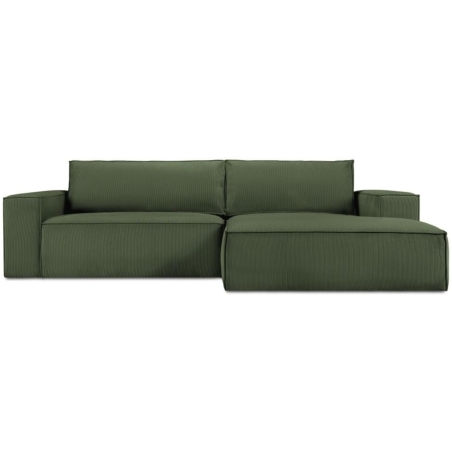 Carlo 3-seater corner sofa in Milo Casa corduroy fabric