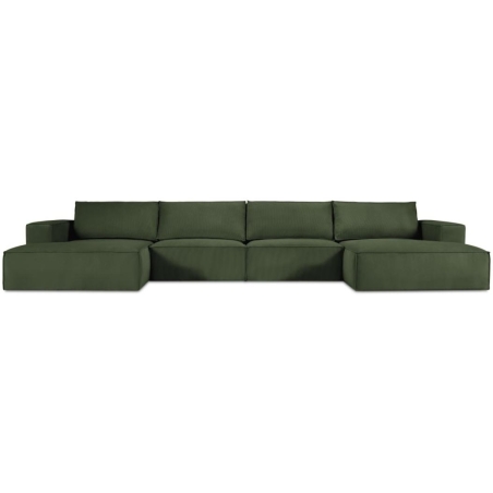 Sofa panoramiczna 5 os. Carlo 372/166 w sztruksowej tkaninie Milo Casa