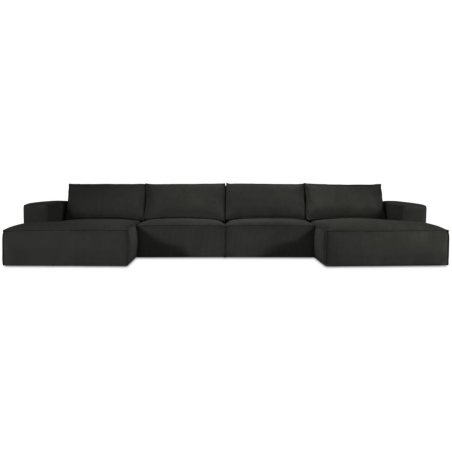 Sofa panoramiczna 5 os. Carlo 372/166 w sztruksowej tkaninie Milo Casa