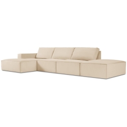 Corner side: Left Kolor tapicerki: shades of beige Sztruks: Beige Fjo23 