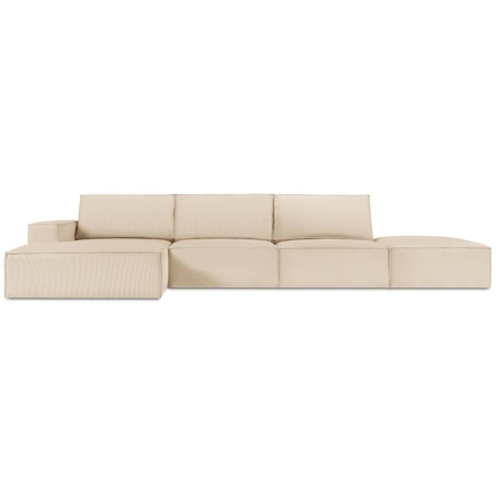 Corner sofa 5 seater. Carlo in Milo Casa corduroy fabric