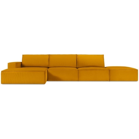 Corner sofa 5 seater. Carlo in Milo Casa corduroy fabric