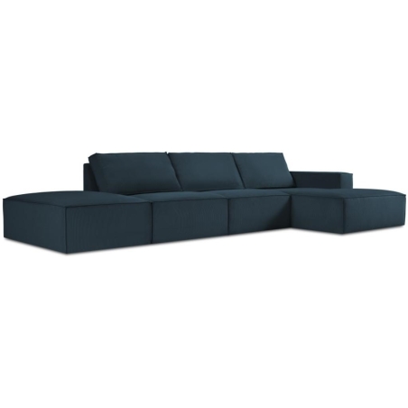 Corner sofa 5 seater. Carlo in Milo Casa corduroy fabric