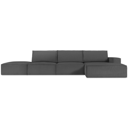 Corner sofa 5 seater. Carlo in Milo Casa corduroy fabric