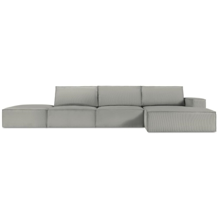 Corner sofa 5 seater. Carlo in Milo Casa corduroy fabric