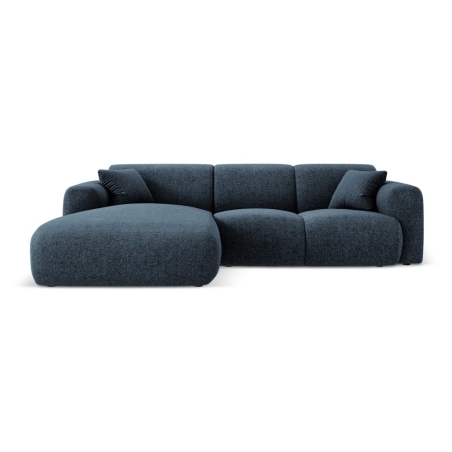 Sofa narożna 4-osobowa Nolio 260x170 Cosmopolitan design niebieska lewa