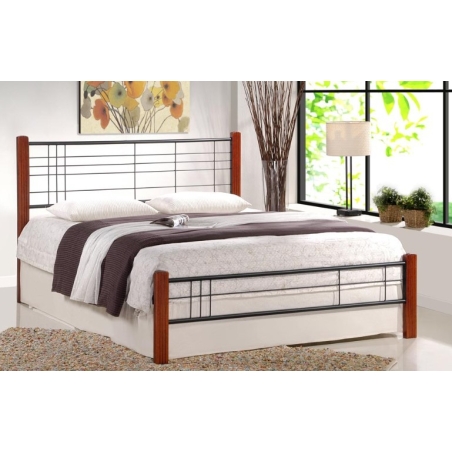 Viera 160 bed antique cherry_outlet Halmar