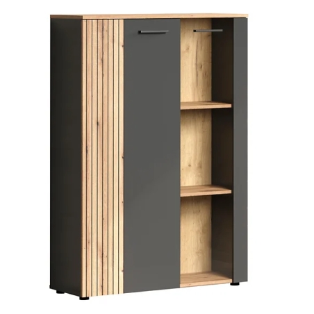 Esteban 90cm cabinet REG1W2D graphite/oak evok BRW