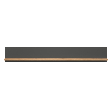 Shelf Esteban 150cm POL/150 graphite/oak evok BRW