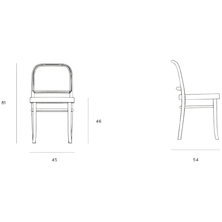 Benko chair A-8130 Beech Paged
