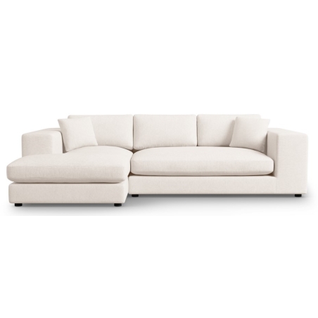Sofa narożna Tendance tkanina strukturalna Christian Lacroix biała lewostronna