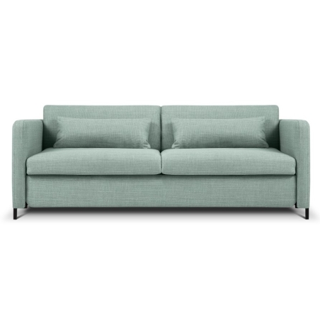 Sofa 3-os. z funkcją spania Tkanina Strukturalna miętowa Yanis Christian Lacroix