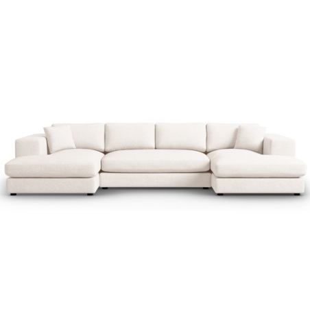 Tendance panoramic corner sofa structural fabric Christian Lacroix