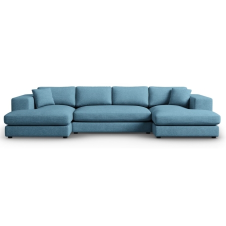 Tendance panoramic corner sofa structural fabric Christian Lacroix