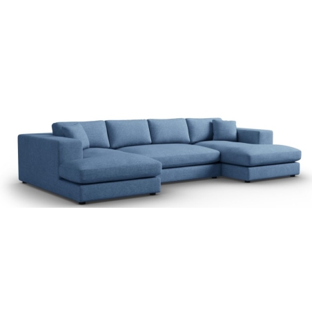 Tendance panoramic corner sofa structural fabric Christian Lacroix