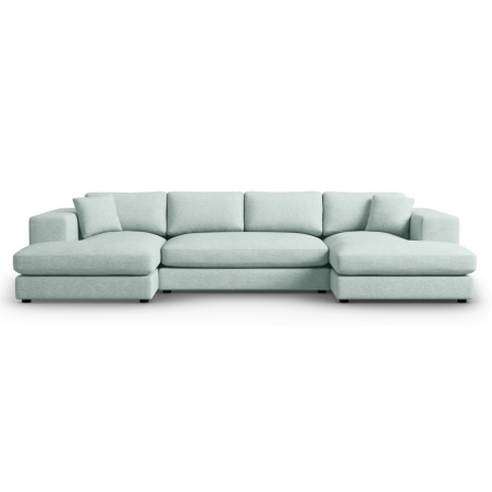 Tendance panoramic corner sofa structural fabric Christian Lacroix