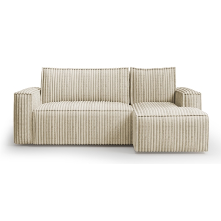 Corner side - Rights, colour - shades of beige, Softi fabrics - Tilia 03