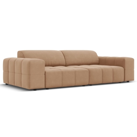 Luc three-seater sofa in velour by Christian Lacroix