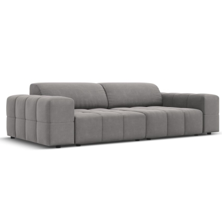 Luc three-seater sofa in velour by Christian Lacroix