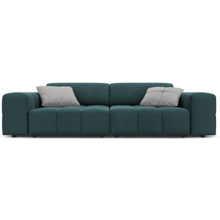 Luc three-seater sofa in velour by Christian Lacroix