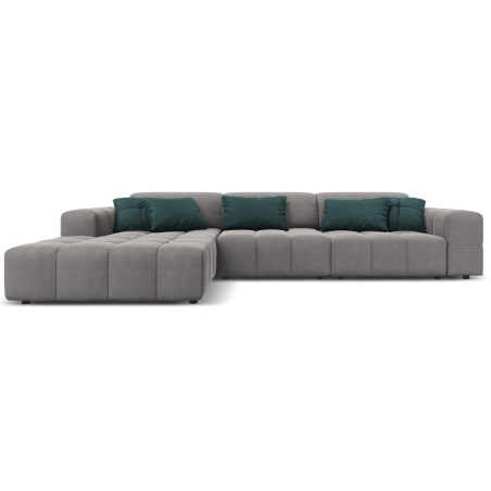 Luc 4-seater sofa bed in velour by Christian Lacroix