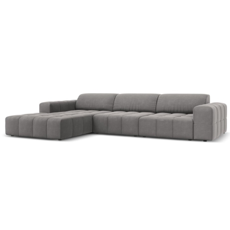 Luc 4-seater sofa bed in velour by Christian Lacroix