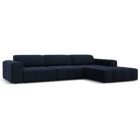 Luc 4-seater sofa bed in velour by Christian Lacroix