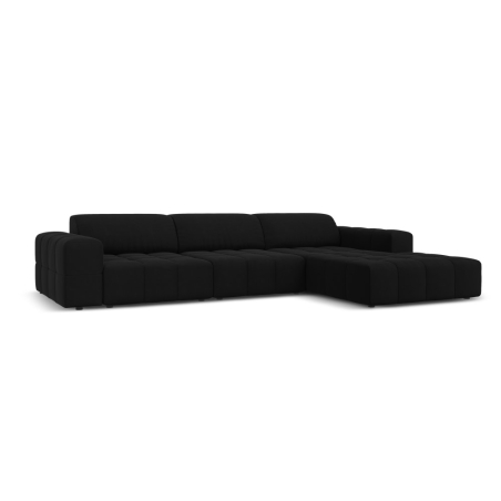 Luc 4-seater sofa bed in velour by Christian Lacroix