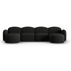 Kolor tapicerki: shades of black Micadoni Blair Senil (Legacy): Chenille (Leg19) / Black Melange 