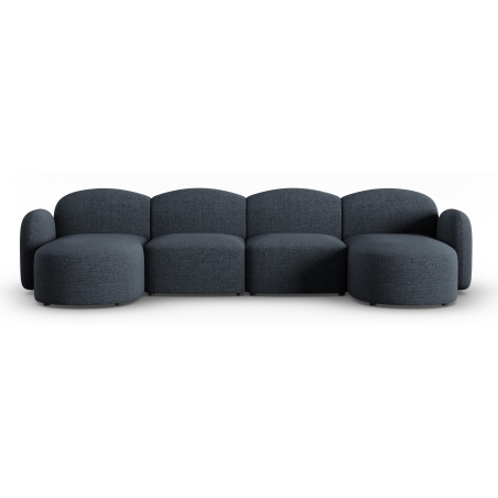 Sofa panoramiczna Blair Micadoni niebieska