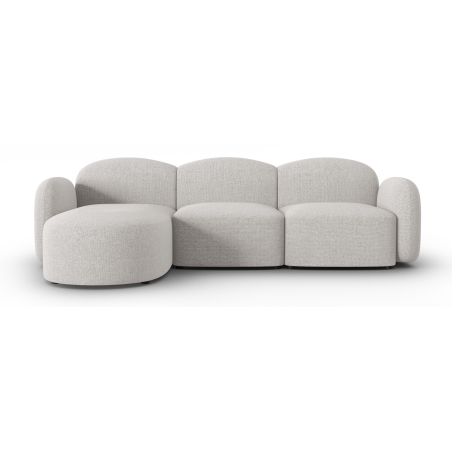 Corner side - Left, colour - shades of grey, Micadoni Blair Senil (Legacy) - Chenille (Leg20) / Silver Melange