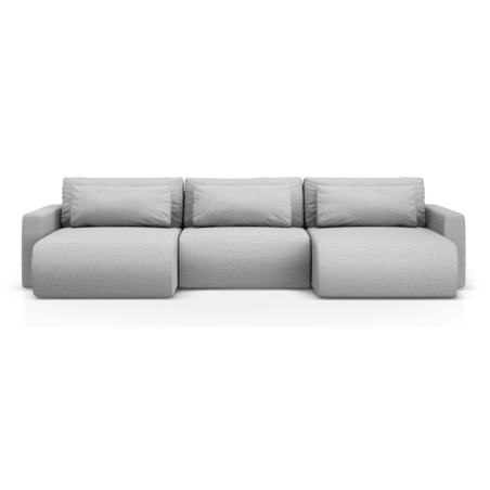 4-seater corner sofa with sleeping function Belfast Structural fabric Cosmopolitan-design