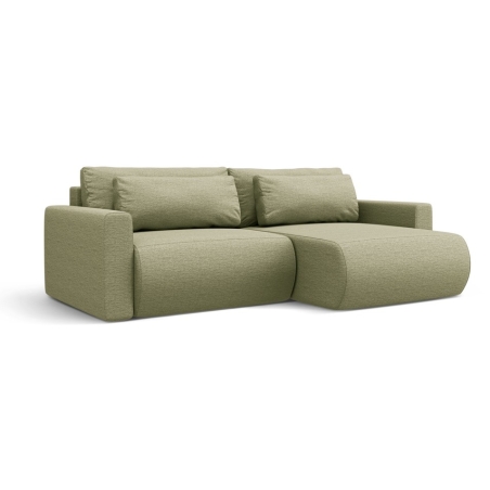 3-seater corner sofa with sleeping function Belfast Structural fabric Cosmopolitan-design
