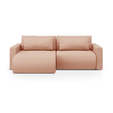 3-seater corner sofa with sleeping function Belfast Structural fabric Cosmopolitan-design