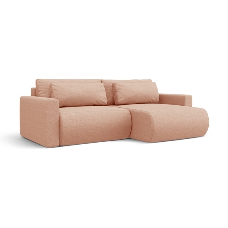 3-seater corner sofa with sleeping function Belfast Structural fabric Cosmopolitan-design
