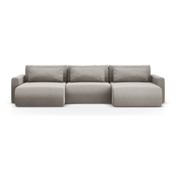 Kolor tapicerki: shades of grey Welur Belfast Cosmopolitan-design: Béton (Ma2270) 