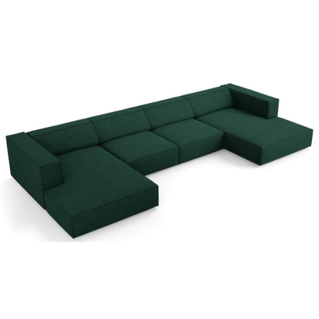 6-seater Arendal chaise lounge sofa with corduroy effect Cosmopolitan Design