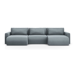 Kolor tapicerki: blues and grenades Welur Belfast Cosmopolitan-design: Bleu Gris (Ma2224) 