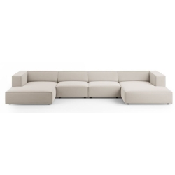 Kolor tapicerki: shades of beige Welur Arendal Cosmopolitan-design: Ecru (CasSan) 