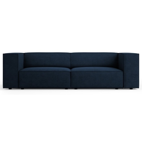 Sofa 3-osobowa Arendal szenil z efektem sztruksu Cosmopolitan Design granatowy