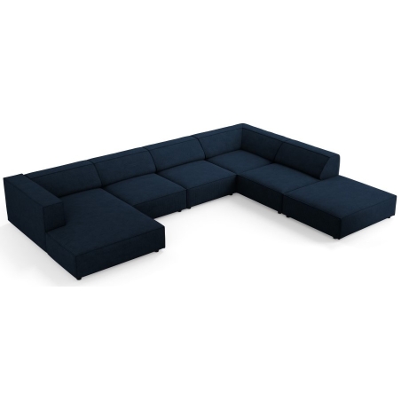 7-seater Arendal chaise lounge sofa with corduroy effect Cosmopolitan Design
