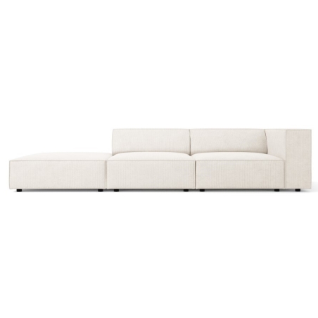 4-seater chenille sofa with corduroy effect Arendal 3 SO L/P Cosmopolitan Design