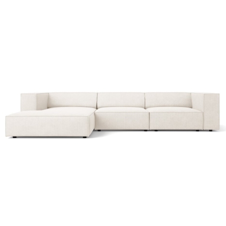 Arendal 4-seater corner sofa chenille with corduroy effect Cosmopolitan Design