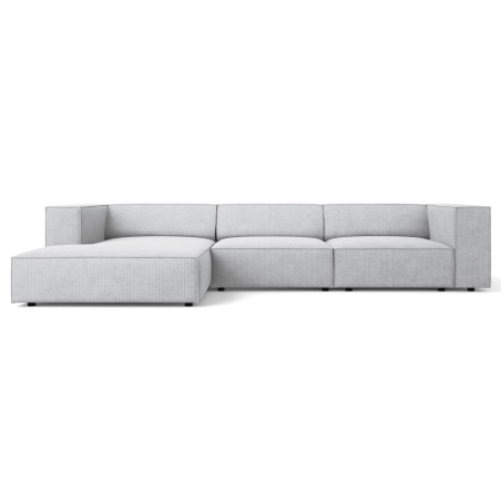 Arendal 4-seater corner sofa chenille with corduroy effect Cosmopolitan Design