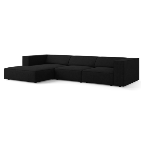 Arendal 4-seater corner sofa chenille with corduroy effect Cosmopolitan Design